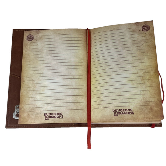 Dungeons & Dragons Embossed Brown Faux Leather Journal Book Cover Official D&D - Picture 8 of 9